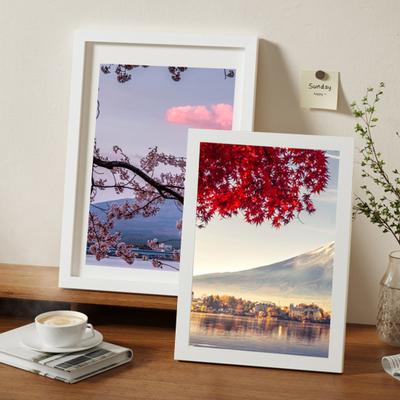 Moldura de parede para fotos com moldura de acrílico resistente a quebra, tamanho A4, moldura para pintura, decoração para casa e escritório