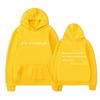 New YOU ARE ENOUGH Print Hoody Autumn Casual Men Hoodie Vintage Unisex Pullover Graphic Hoody Tops Oversize Clothing