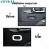 Interior Door Handle Lock Switch Trim For Jeep Wrangler JL JT 2018+ Bright White