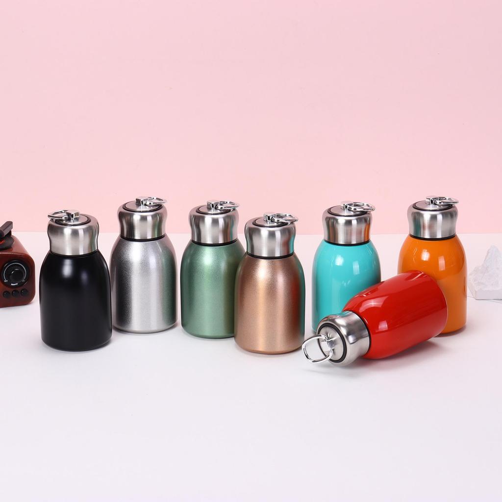 Stainless Steel Insulated Mini Travel Cup - Chinese Style, Portable Pocket Size