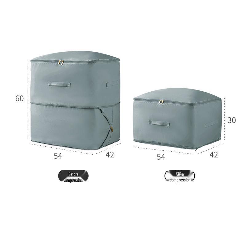 Compressible Storage Bag for Quilts, Jackets, and Bedding