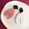 Top Sale Fashion Colourful Dangle Earrings for Women Accessories Stud Earring Pendientes New In Resin Earings