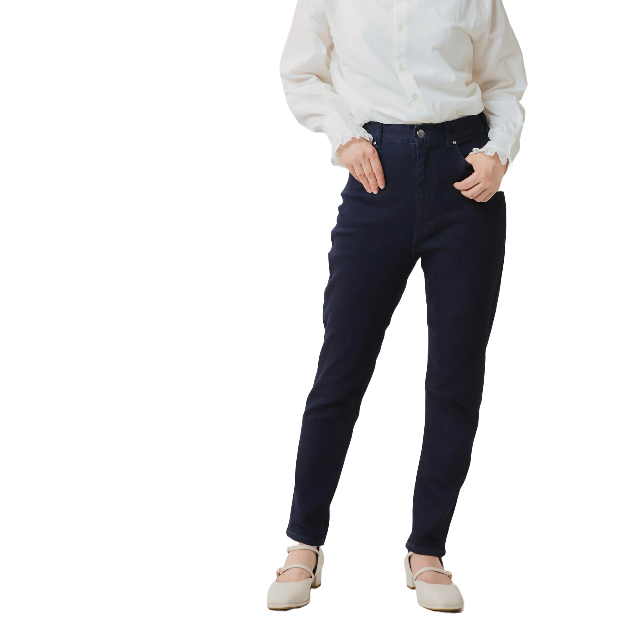 

Джинсы Ceeds Slim Tapered с эластаном Индиго и Стильные Маленькие Все Сделано в Японии (XS) Темно-синий, Женский, Маленький, Размеры, Весна, Лето, Осень,