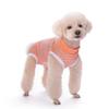 Dog Clothes, Thin Belly Protection Vest, Belly Anti-cool Free Striped Shirt, Back Buttons, Female Dog Sterilization and Weaning