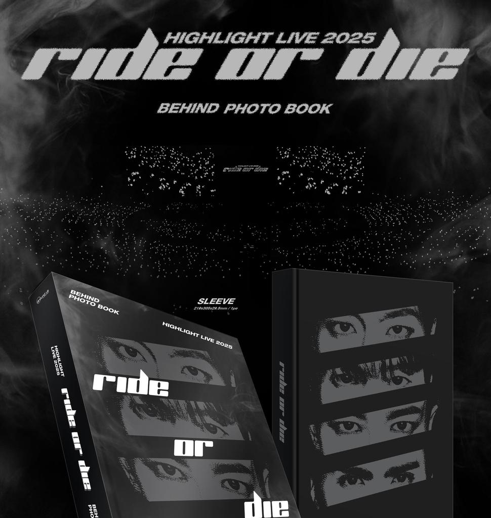 [POB] HIGHLIGHT (B2ST · BEAST) - LIVE 2025 [RIDE OR DIE] Behind Photo book
