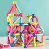 3D DIY מוטות מגנטיים בניית מקלות כדורי בלוקים צעצועים מגנט סט חינוכי לילדים לא רעיל צעצוע בניין פאזל עם קופסת אחסון משחקי סערה