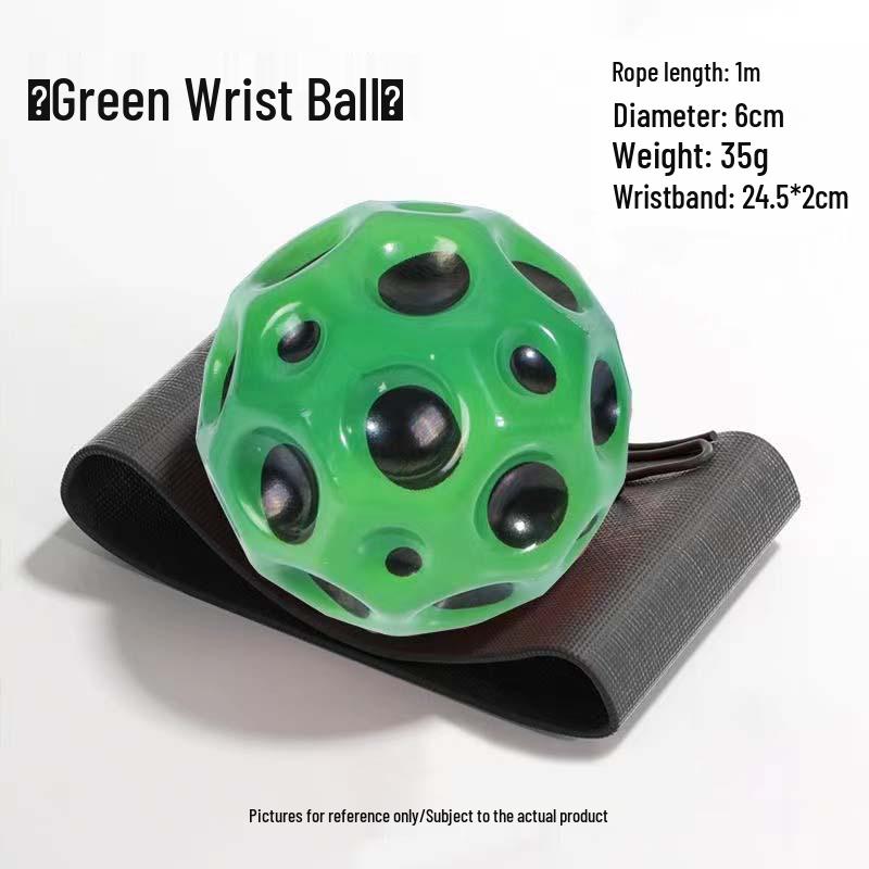 Moonstone Elastic Wrist Ball - PU Foam Reaction Exercise Toy
