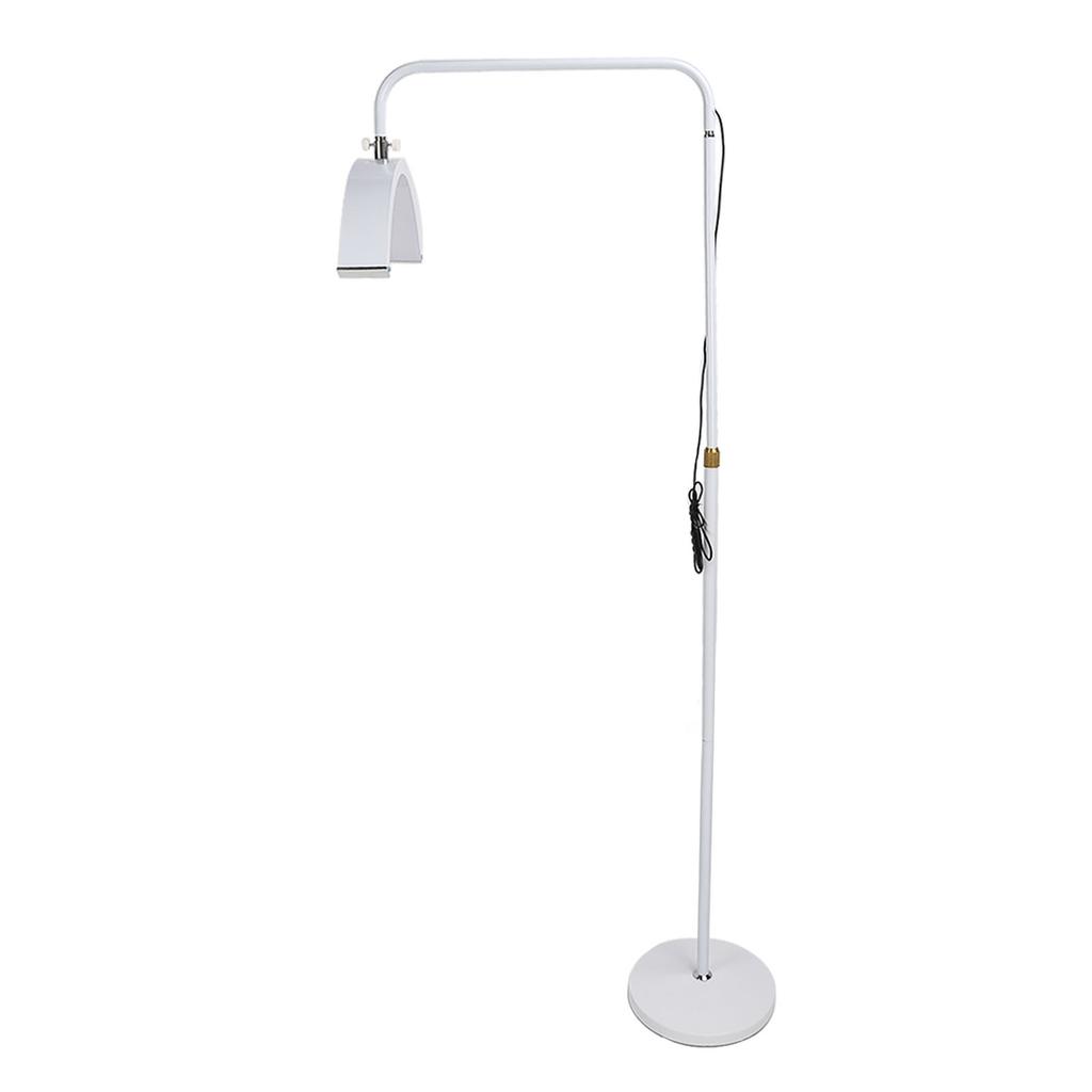 50W 19in LED Floor Light 3000K‑6000K Half Moon Shaped 5 Brightness Eyelash Beauty Lamp White