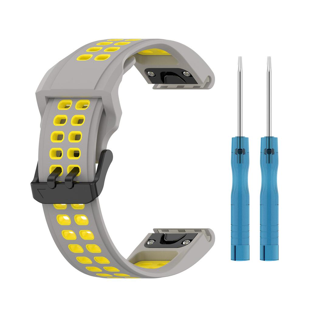 Silicone Watchband Waterproof Wristband 26mm Comfortable Wrist Strap Belt for TACTIX 7/TactixDELTA/D2bravo/quaitx3