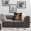 Bunny Throw Cushion Covers Chair Living Room Pillowcase Cozy Zipper Sofa Pillow Covers Animal Bedroom Indoor Home Decor