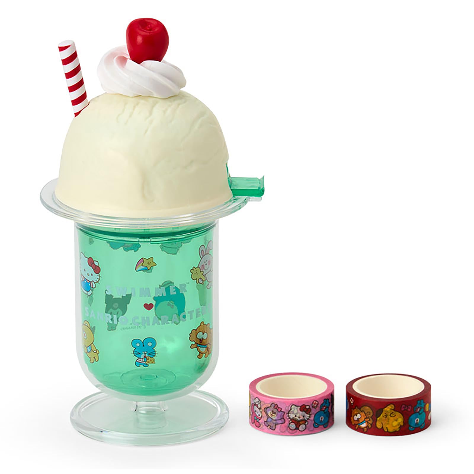 

Набор кейсов для маскировочной ленты Sanrio SWIMMER Персонажи Sanrio АС смола 032158 & (2-е издание) Бумага, Полистирол,