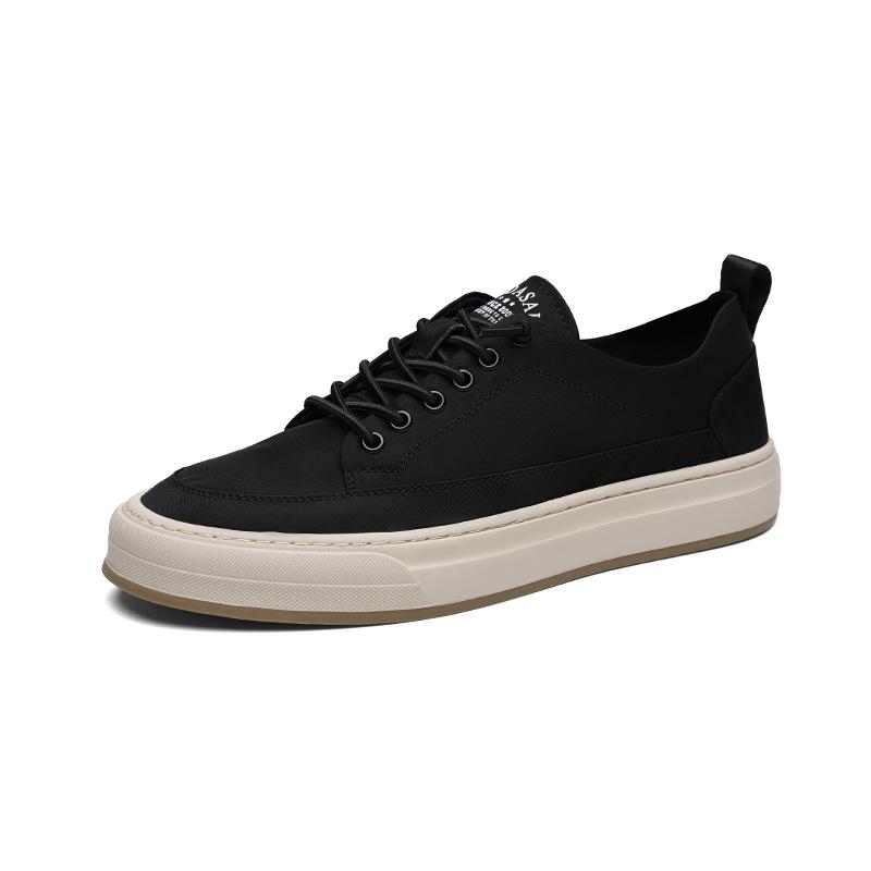 2025 one-pedal men's shoes summer breathable canvas shoes men's casual shoes trend versatile board shoes thin cloth shoes