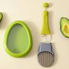 3 in 1 Avocado Corer Slicer Pitter Cutter with Flesh Remover Quick Cleaning Easy Fruit Preps Tool Kitchen Gadget