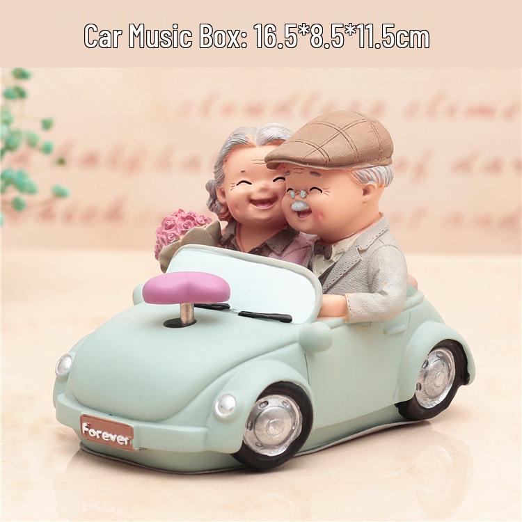  Ornamente cuplu în vârstă în stil Zakka japonez - Decor creativ pentru casă și cadouri de nuntă