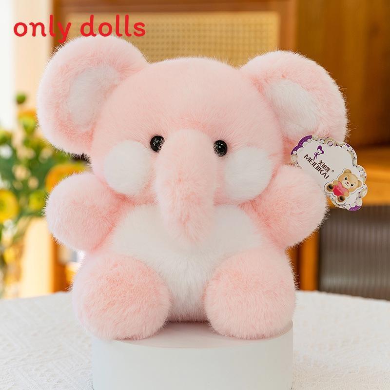 Plush Elephant Toy For Kids Girls Boys Cute Cartoon Soft Stuffed Animal Gift