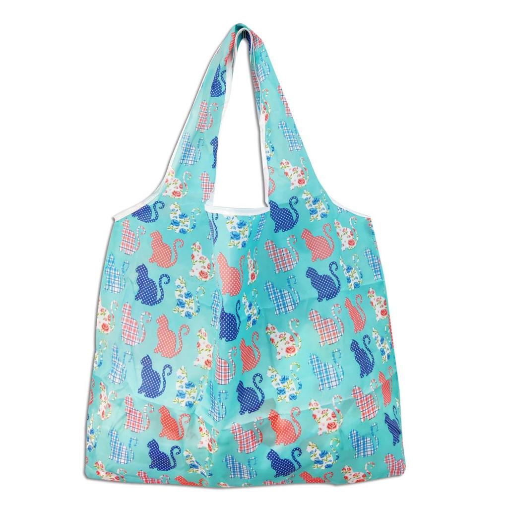 Eco-Friendly Large Capacity Foldable Tote Bag - Creative, Portable, Printed, and In Stock