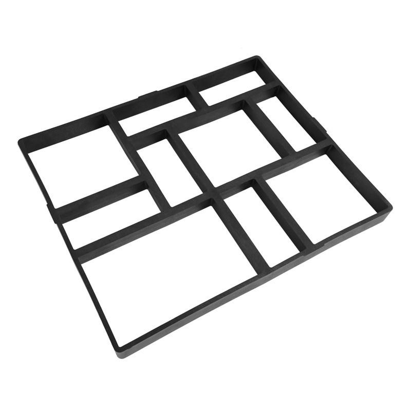 9Styles Hage Dekor DIY Driveway Betong Stepping Asfaltering Hage Road Mold Patio Stone