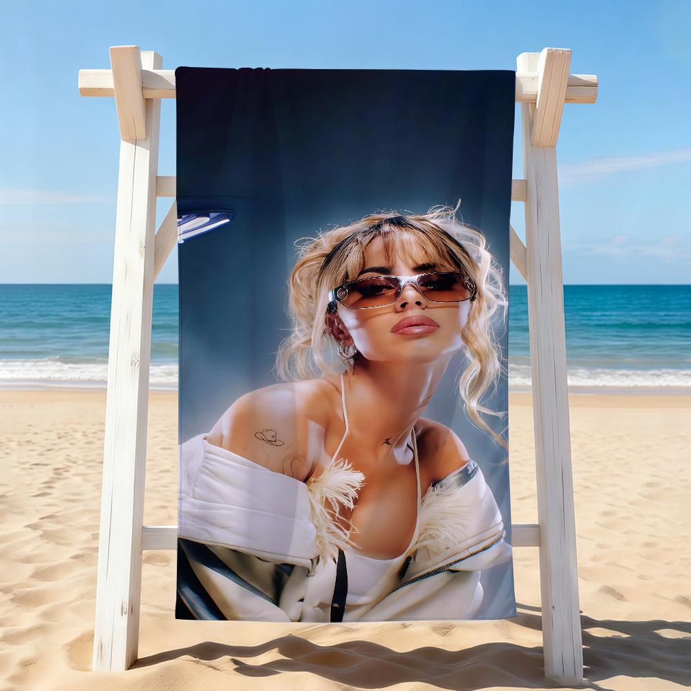 Argentine singer Tini Stoessel Towel Drying Bath Towel Applicable To Light Swimming Camping Yoga Beach Out