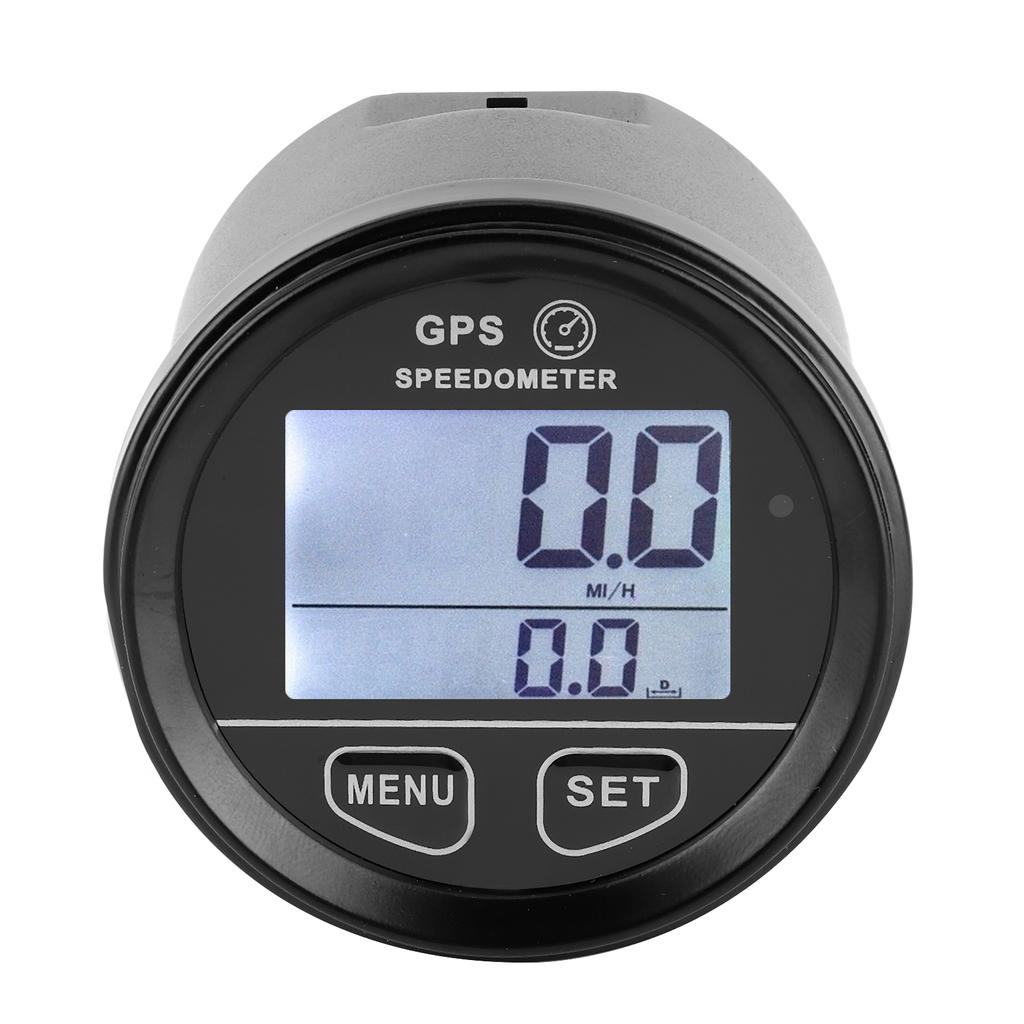 2.36in DC10?24V GPS Speedometer Odometer LCD Digital Gauge for ATV UTV Motorcycle Marine Boat