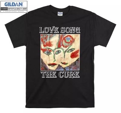 Vintage The Cure Love Song T-Shirt Kurzarm Schwarzes Baumwoll-T-ShirtGröße S-5XL Unisex T-Shirt