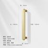 High End Golden Wardrobe Door Handle Modern Drawer Knob Simple Cabinet Handle Fashionable Zinc Alloy Solid Circular Handle