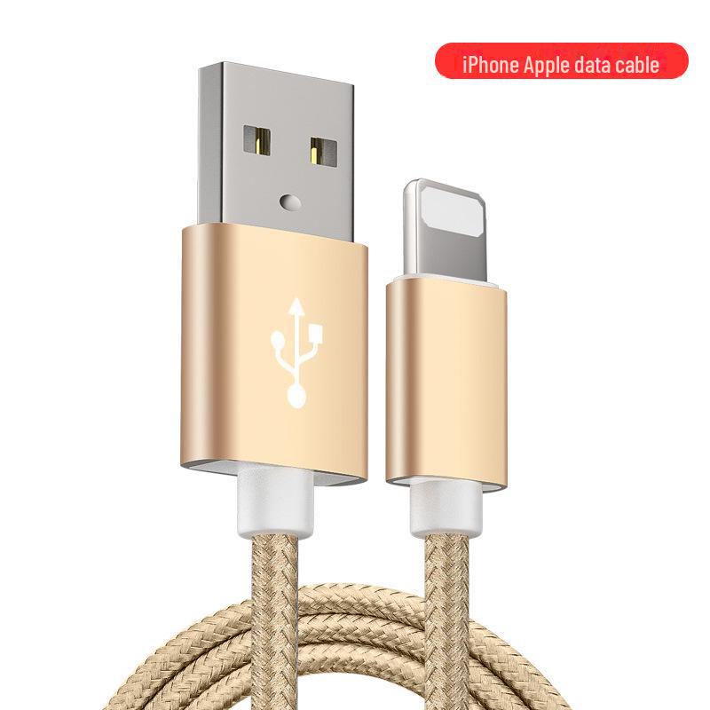 Apple, iPhone & Android Type-C Nylon Braided Charging Cable 2A