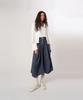ATHPLATFORM Aw61Pt13_Slub Tech Flare Pants_Dark Blue