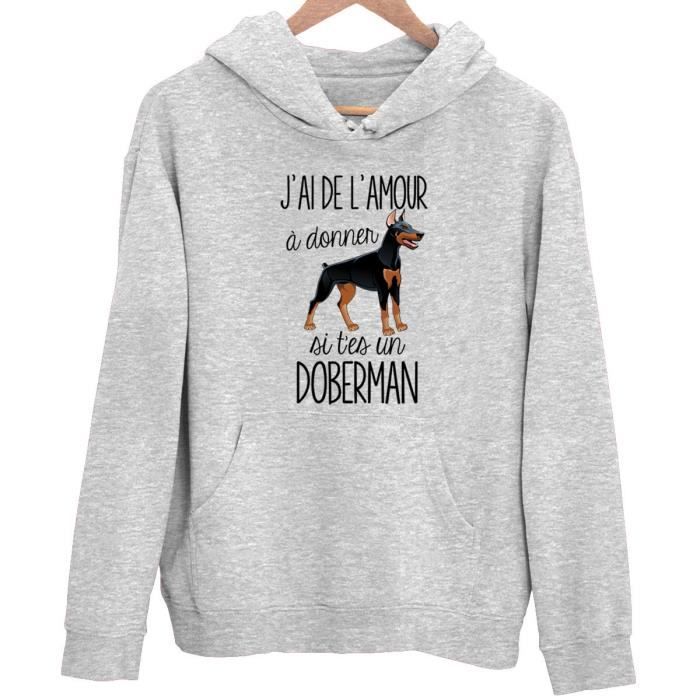 Sweat à Capuche - Dogue Allemand - Unisexe - Humour Drôle - Manches Longues
