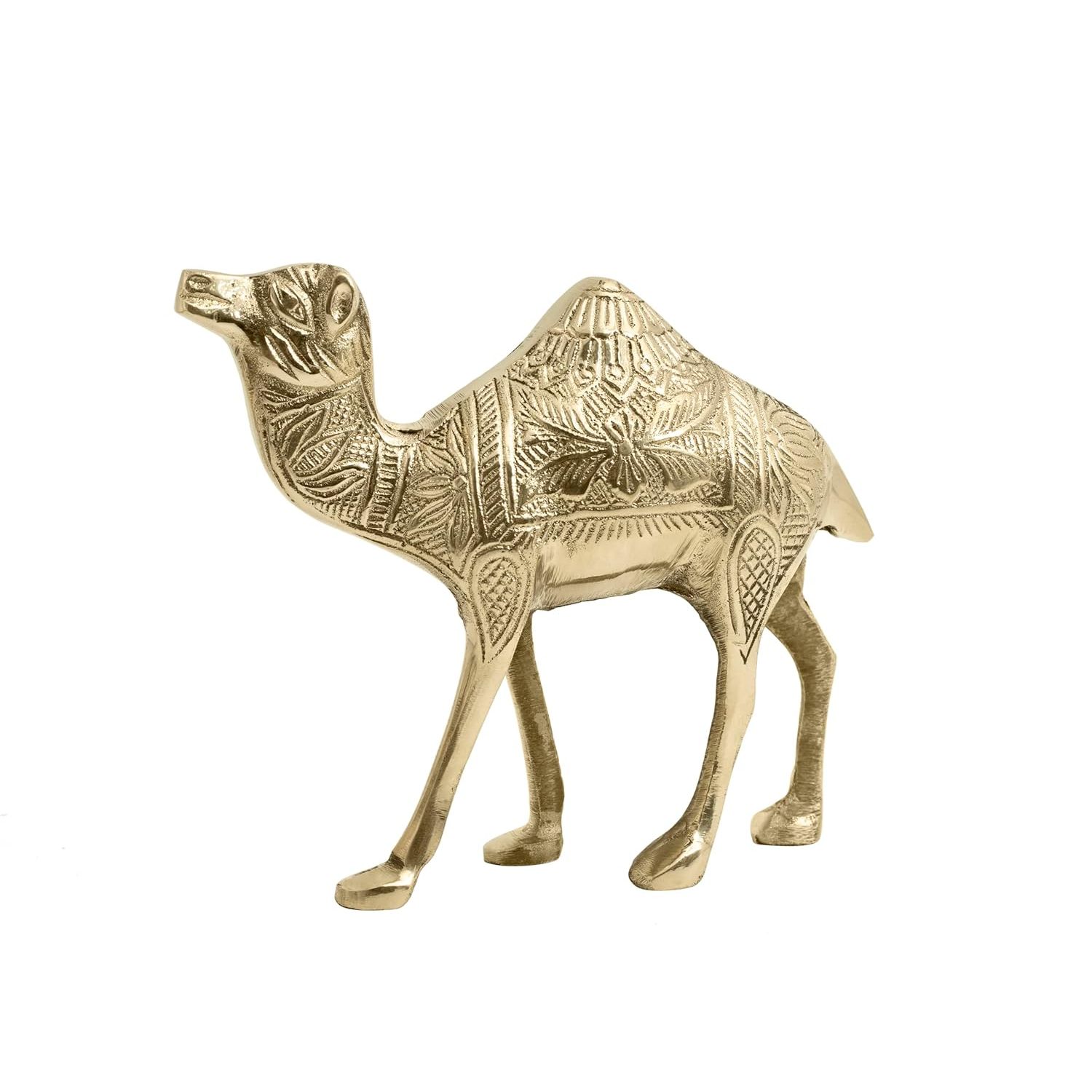 

Brass Camel Statue | Height-16 cm Aprrox | Vastu Idol for Home and Office | Zonal Placement-West/WNW | Camel Statue for Vastu