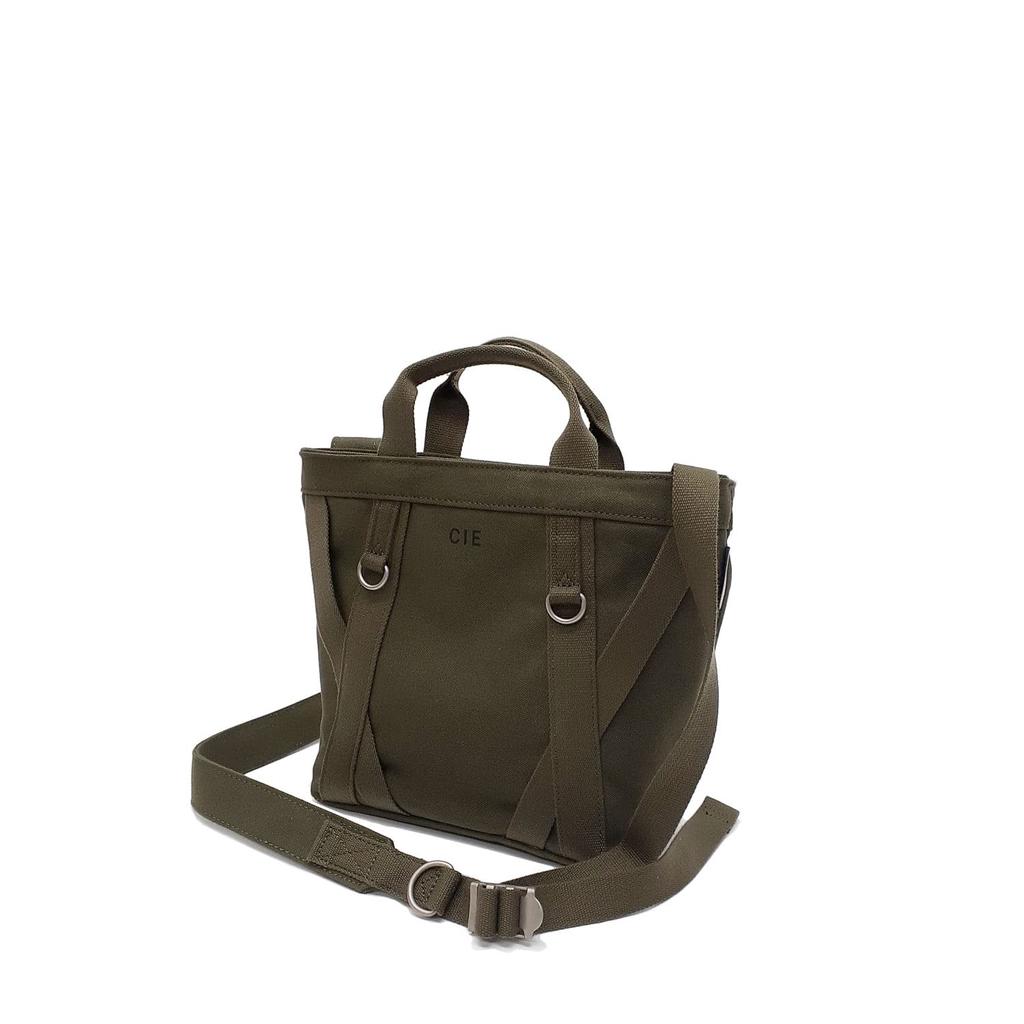CIE DUCK CANVAS TOTE-S OLIVE Made in Japan ALBERTON 2-WAY Shoulder Bag, Waterproof Duck Canvas, for Men and Women