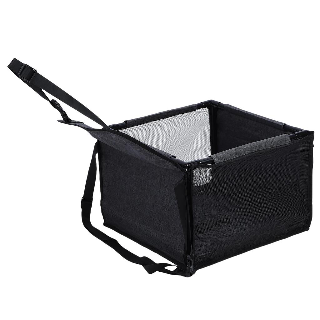 Dog Car Seat Waterproofing Folding Pet Car Seat Carrier Crate with Breathable Mesh for Travel Road Trip