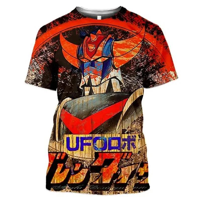 

Summer Mazinger Z 3d Printed Kids T-shirts Fashion Men s T-shirt Short Sleeve Anime Cartoon Tees Baby Boy Tops Children Clothes 140 cm
