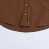 Autumn 2025 Wide Sleeve Poplin Shirt - European & American Style, New Versatile Design