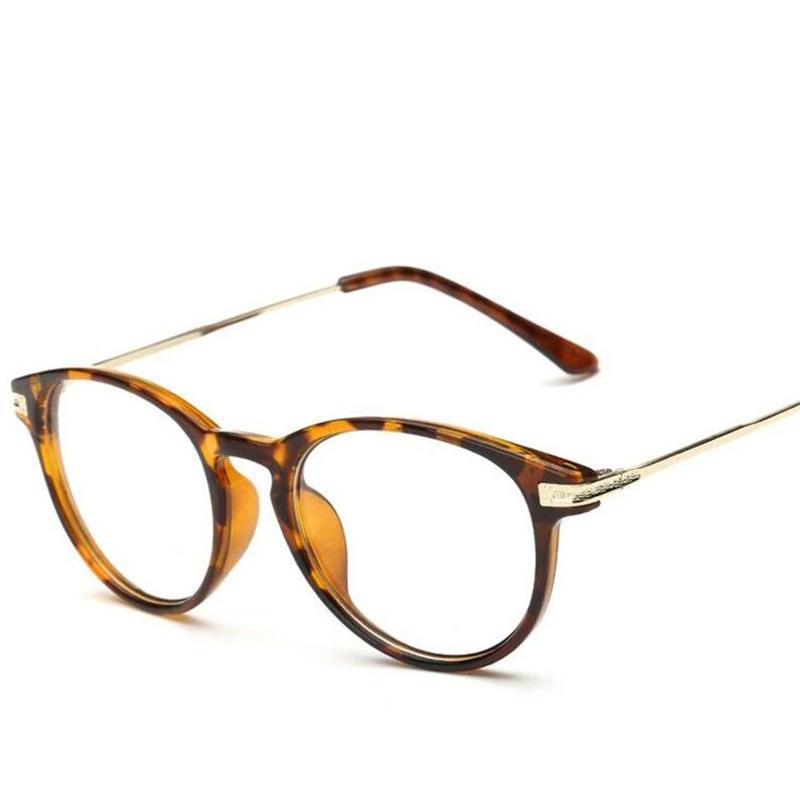

Retro Brown Frame Oval Myopia Glasses With Degree Women Men Clear Mirror Shortsighted Prescription Spectacles -0.5 -1.0 To -6.0 0