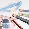 Unisex Adjustable Elastic Braided Canvas Belt with Alloy Buckle