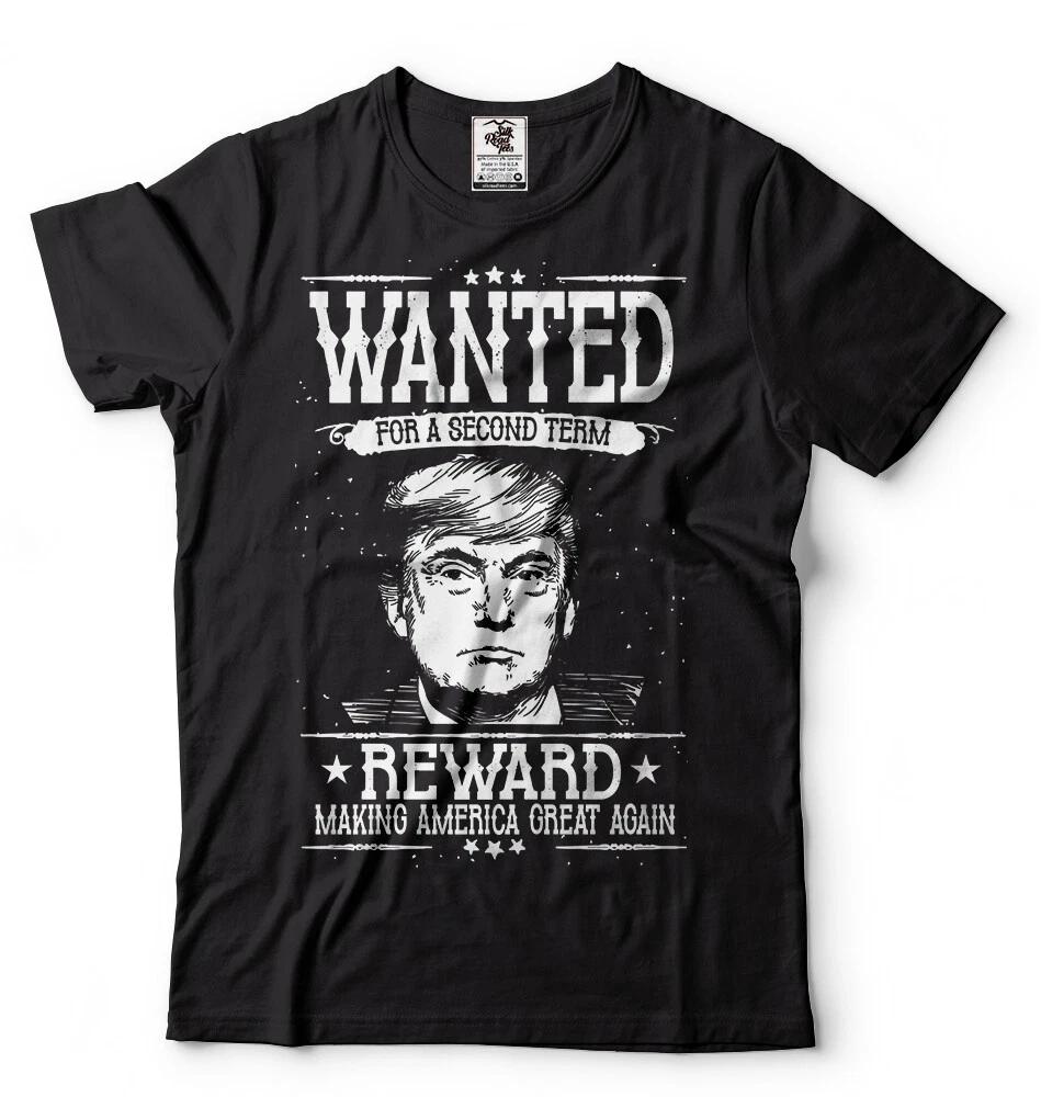 Donald Trump T-shirt Trump 2024 Election Shirt Political T-shirt Wanted Trump T 4XL