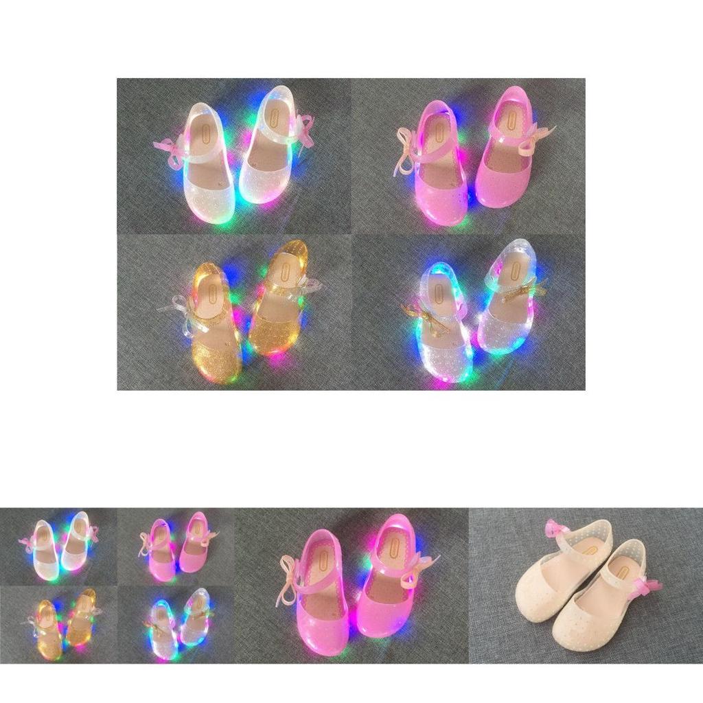 Mini Melissa Sandalen Schmetterling LED Lichter Prinzessin Parfümiert Kind Symphonie