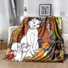 1pc. Cute Cartoon Cat Family Design Blanket, Soft Throw for Home Decor, Gift Idea for Friends and Family, Suitable for All Seasons, Warmth a