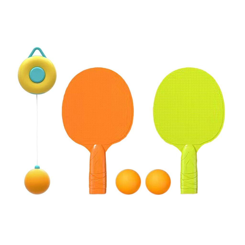 Hanging Table Tennis Trainer Parent Child Interaction Toy Tennis Practice Portable with Racket Ball for Game Beginners