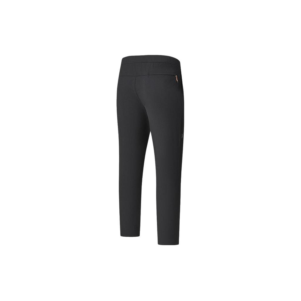 Fila Solid Color Sports Woven Casual Pants Men Bottoms Deep-Black A11M417803F-BK