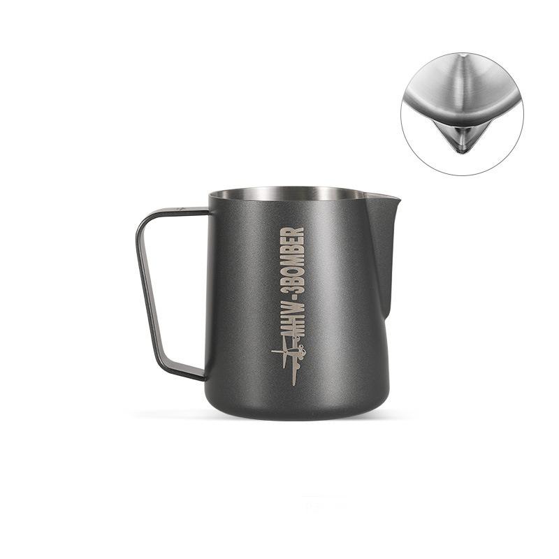 JUSTINLAU 450/600ML Milk Foam Cup Stainless Steel Milk Frothing Pitcher Espresso Spouted Latte Art Cup Home Coffee Accessories