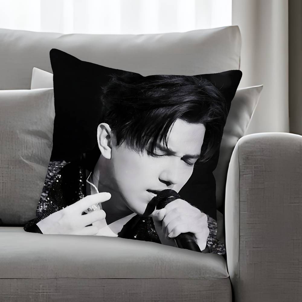 DDimash KKudaibergen Pillow Cases for Bedroom Living Room Sofa Home Decor Polyester Cushion Cover with Zipper