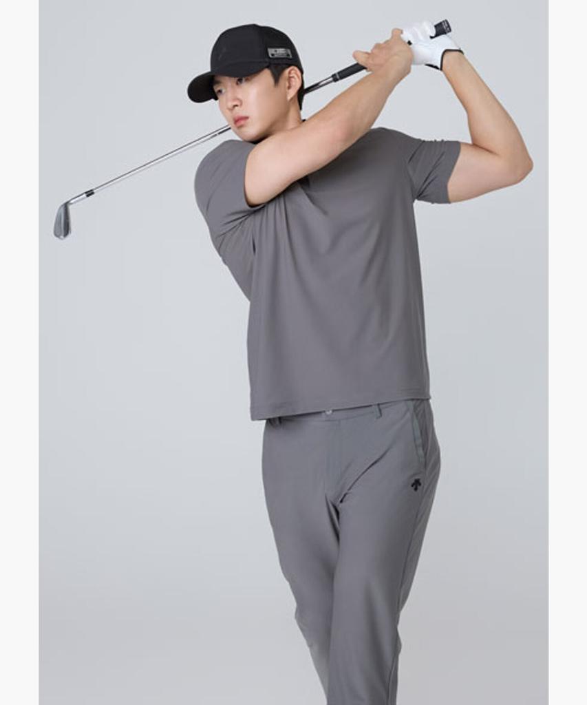 DESCENTE GOLF Men'S Air Tool Collared Short Sleeve T-Shirt Dr11Mfts34
