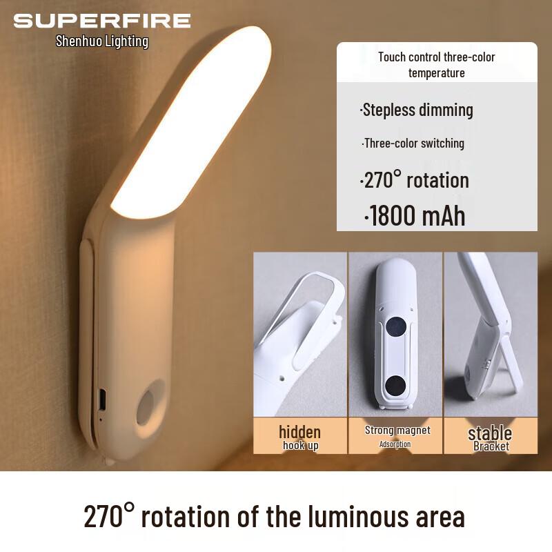 

SupFire AP30-W Rotating Sensor Night Light