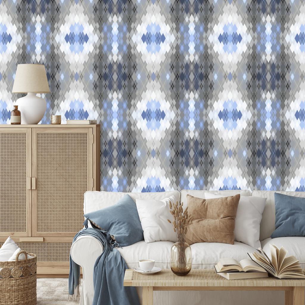 Geometric pattern wallpaper for living room and bedroom 50x1000