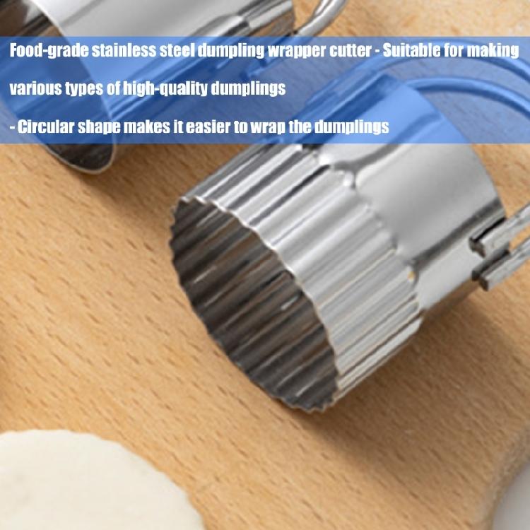 Stainless Steel Cookie Molds With Handle Multipurpose Cutters For Cakes Sandwiches Dishwasher Friendly