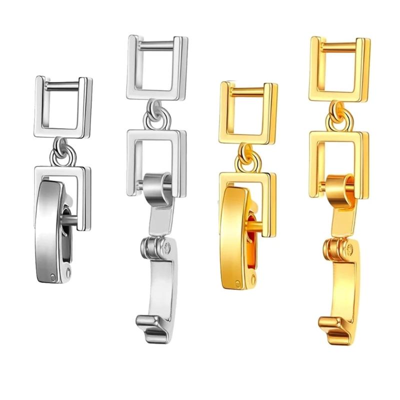 

4 Pieces Jewelry Clasp Extenders For Necklace Bracelet Extension Solid Copper Chain Connectors Easy To Use 1
