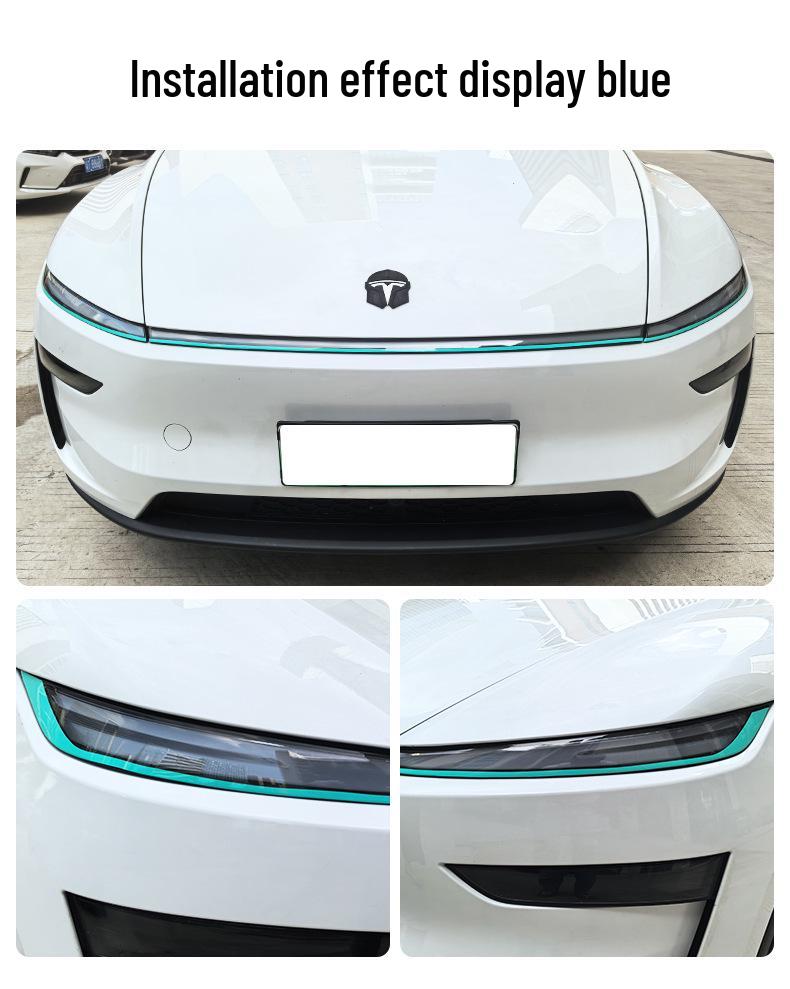 Color-Changing Headlight Trim Stickers for Model Y/3