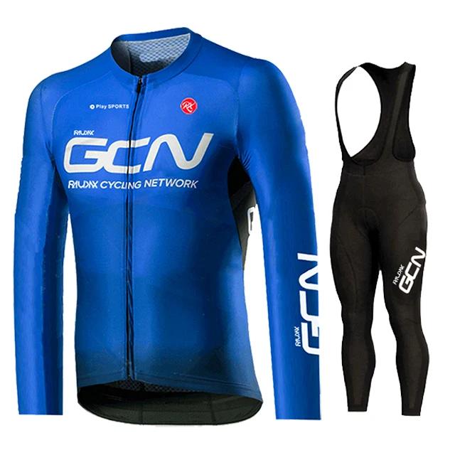 2026 Autumn Breathable Red Pro Cycling Jersey Set, Long Sleeve Cycling Clothing, MTB Maillot, Bicycle Sportswear, Road Bike Uniform, 2024