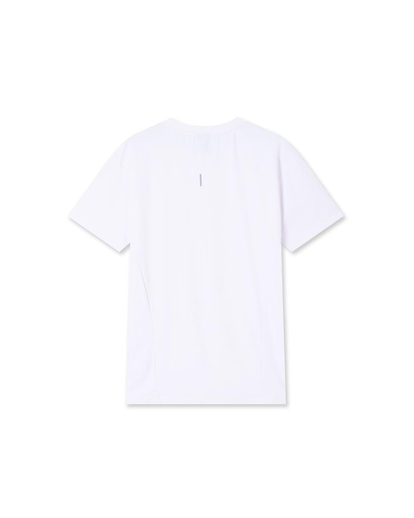 Michikoleondeonseupocheu Gym Mesh Muscle Fit Short Sleeve T-Shirt White